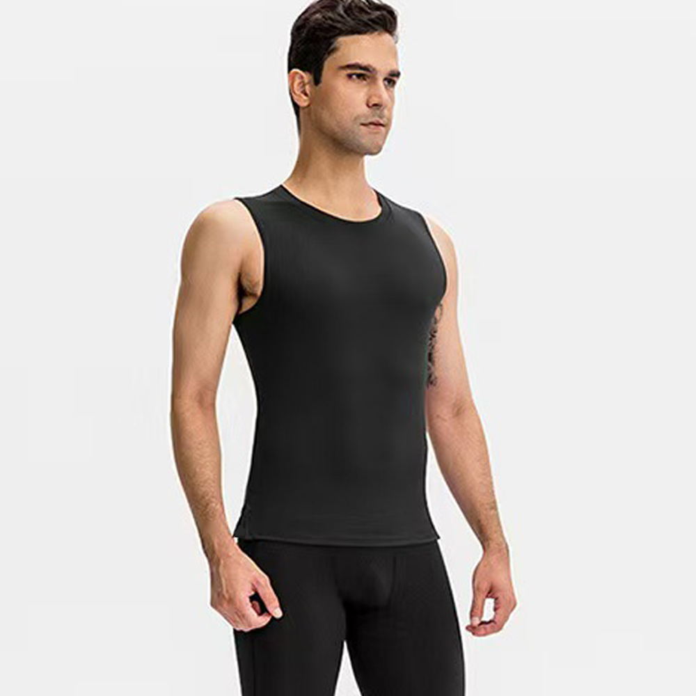 Running Gear - Men Solid Color Quick Dry Sleeveless