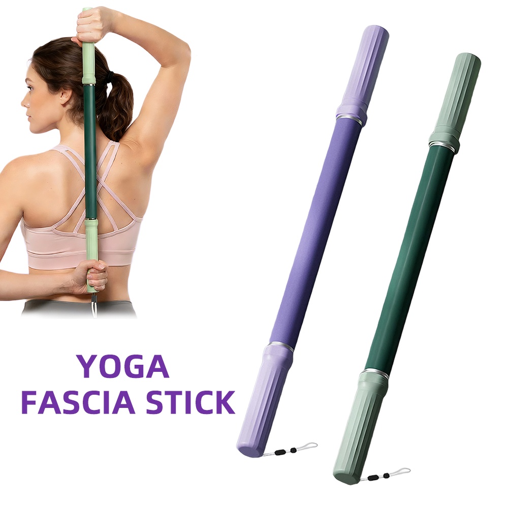 Muscle Roller Stick - Yoga Fascia Stick Ergonomic Muscle Massage