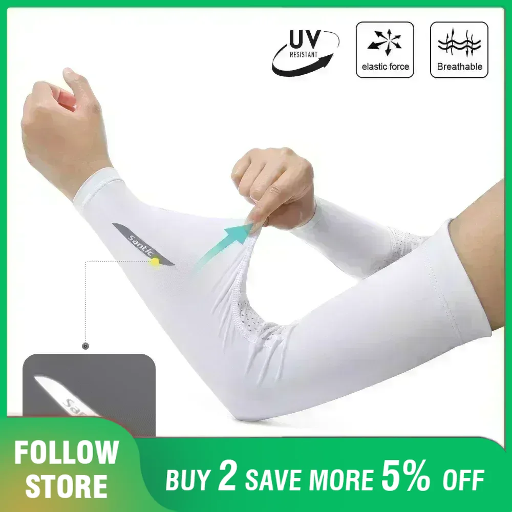 Running Gear Essential - Santic Sports Arm Compression Sleeves New