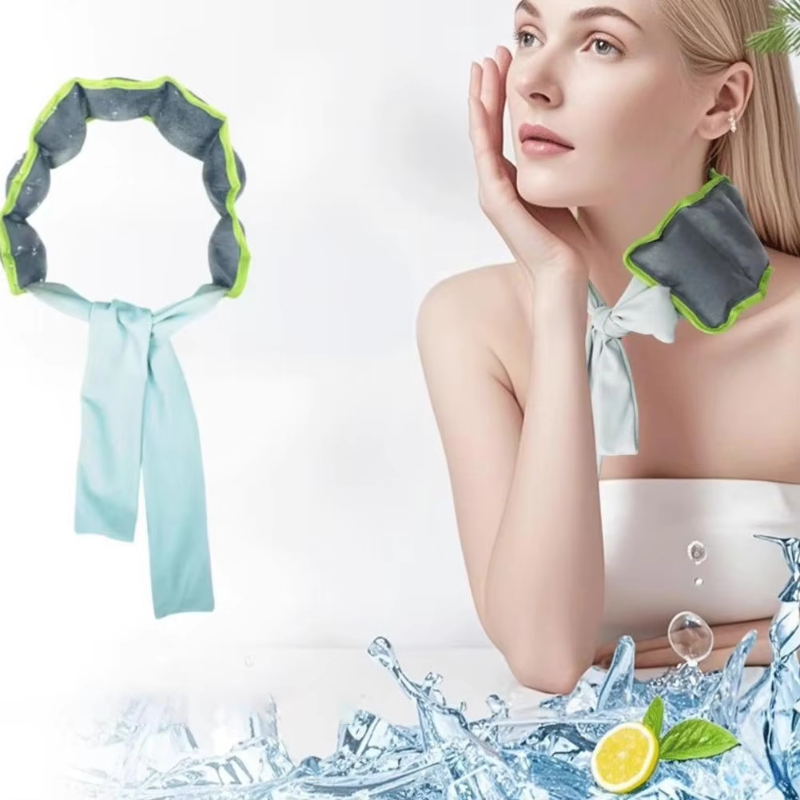 Running Gear In The Cold - Cooling Ice Scarf for Neck Cold