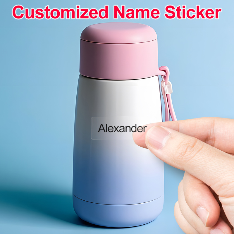 Blister Plaster Sport - Custom Name Marking Stickers - Transparent