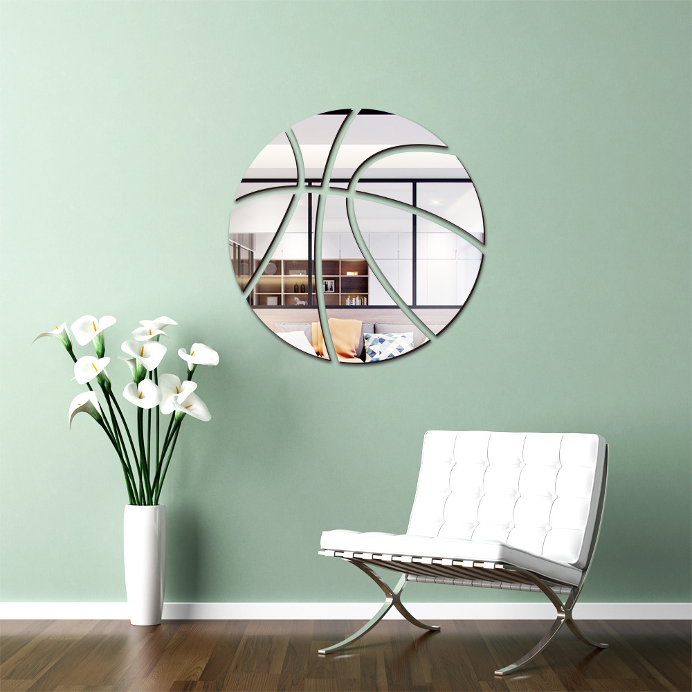Blister Plaster Sport - Basketball Mirror Wall Stickers Football Rugby