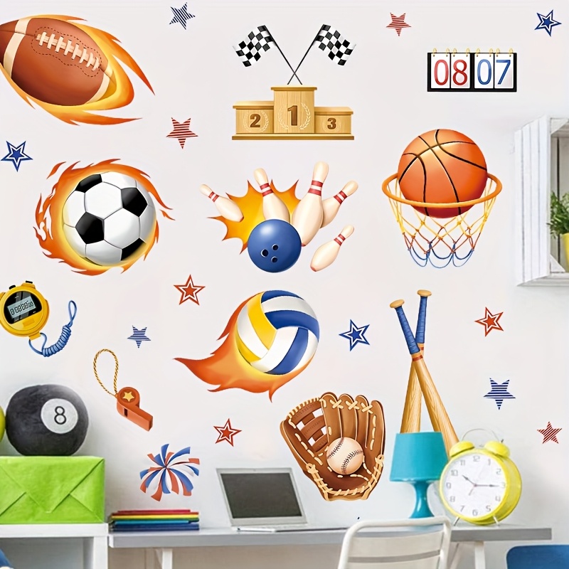 Blister Plaster Sport - 1pc All Sports Ball Themed Wall