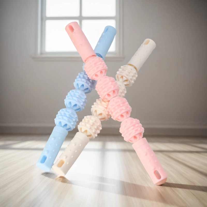 Muscle Roller Stick - Thin Leg Massage Stick Wolf Teeth