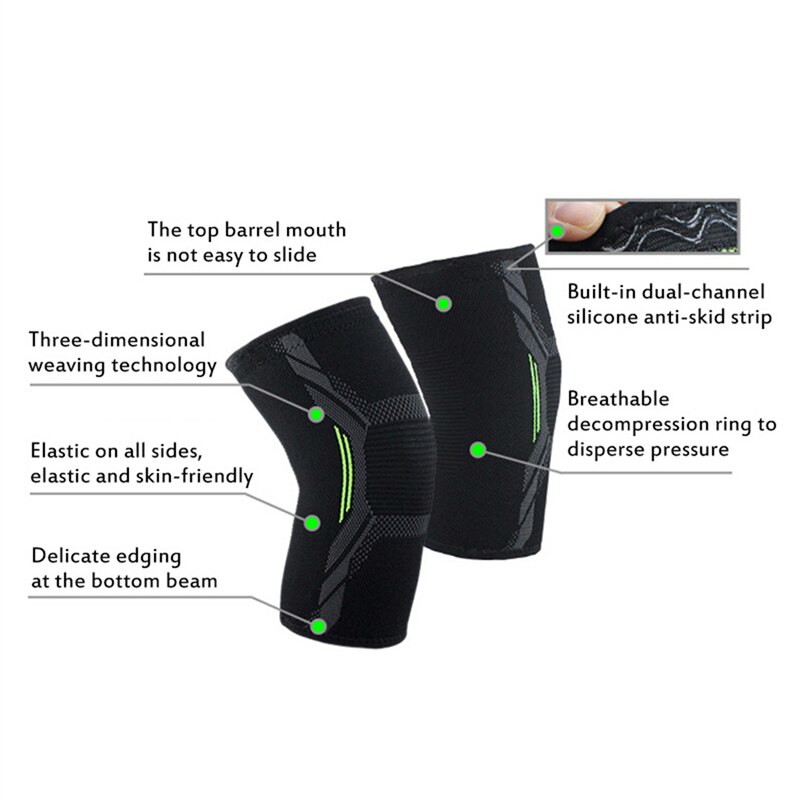 Single Knee Pad Knitted Nylon  - Running Gear In The Cold review and price