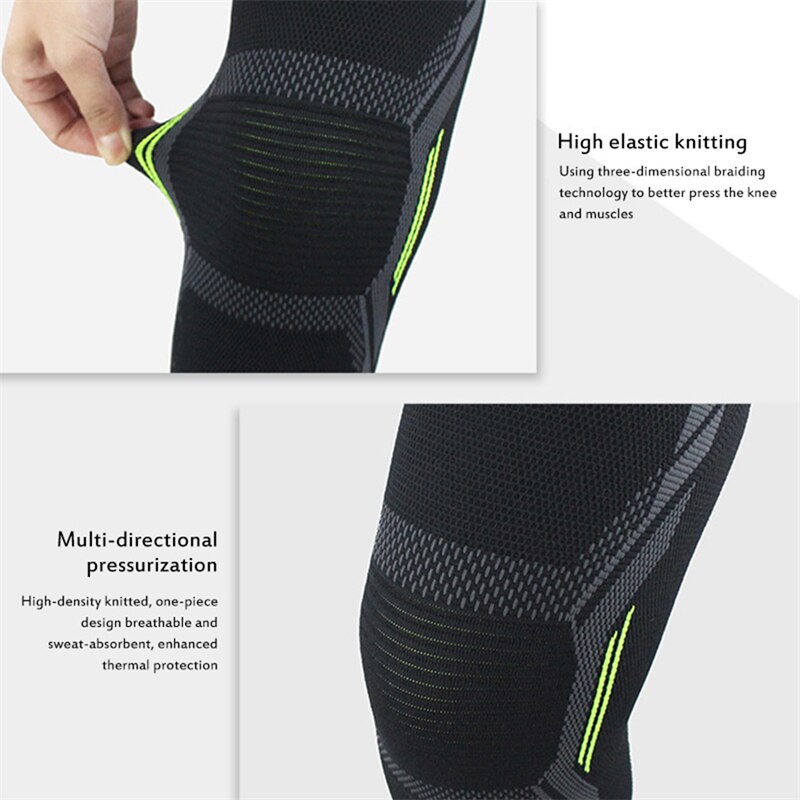 Single Knee Pad Knitted Nylon  - Running Gear In The Cold review and price