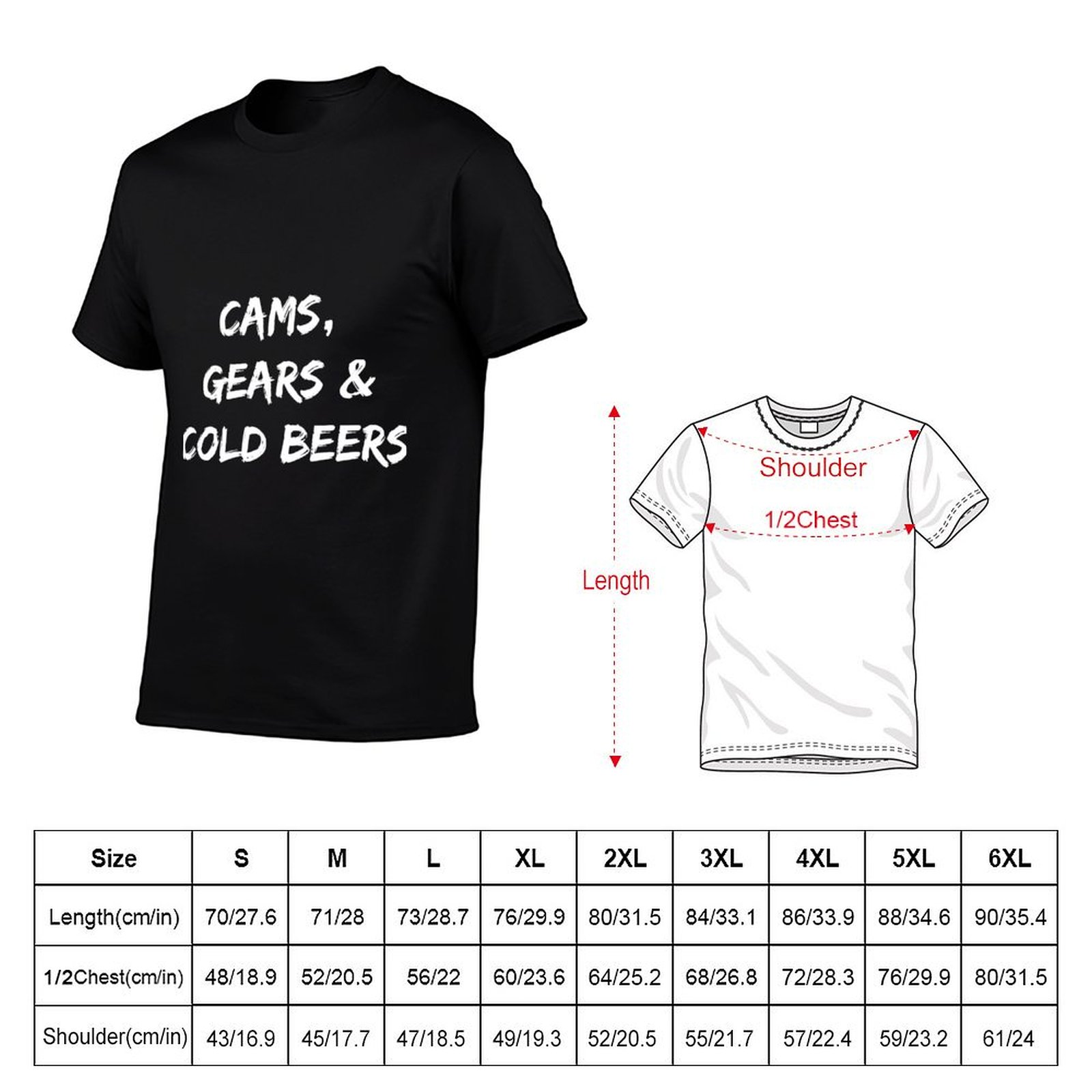 Cams, Gears & Cold Beers T-Shi - Running Gear In The Cold review and price