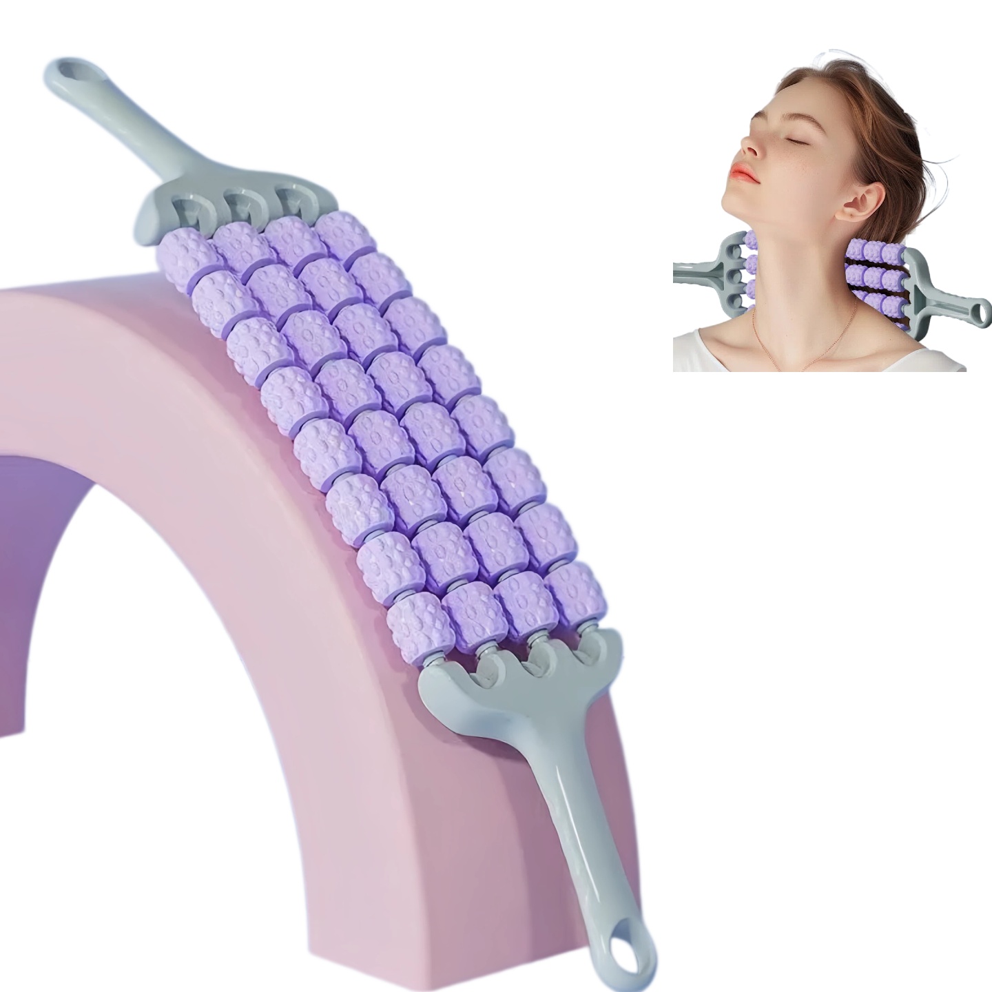 3/4-row Rollers Massager Handh - Muscle Roller Stick review and price