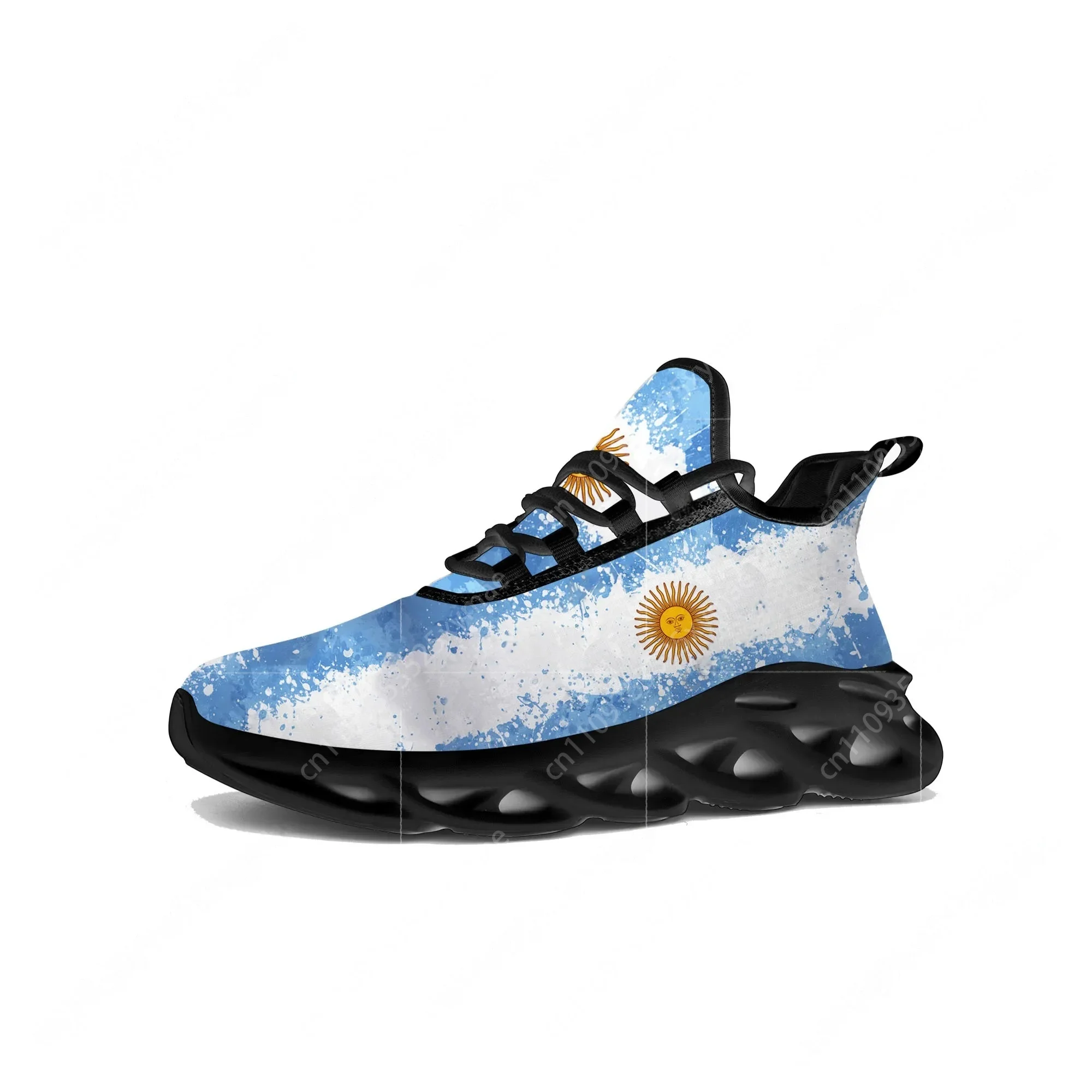 Argentine Flag Flats Sneakers  - Running Gear Woman review and price