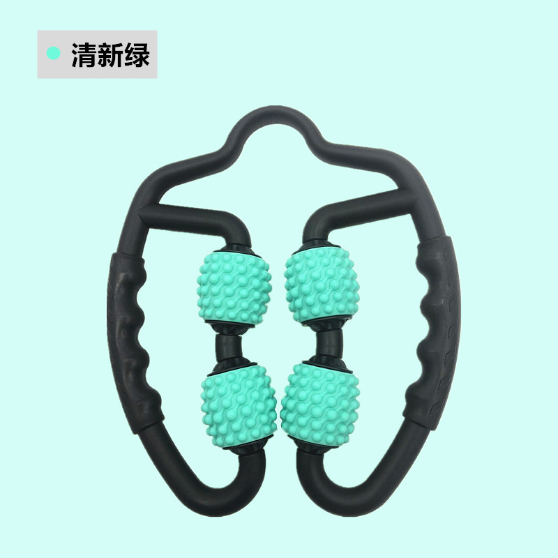 4-Wheel Leg Slimmer Soft Rubbe - Muscle Roller Stick review and price