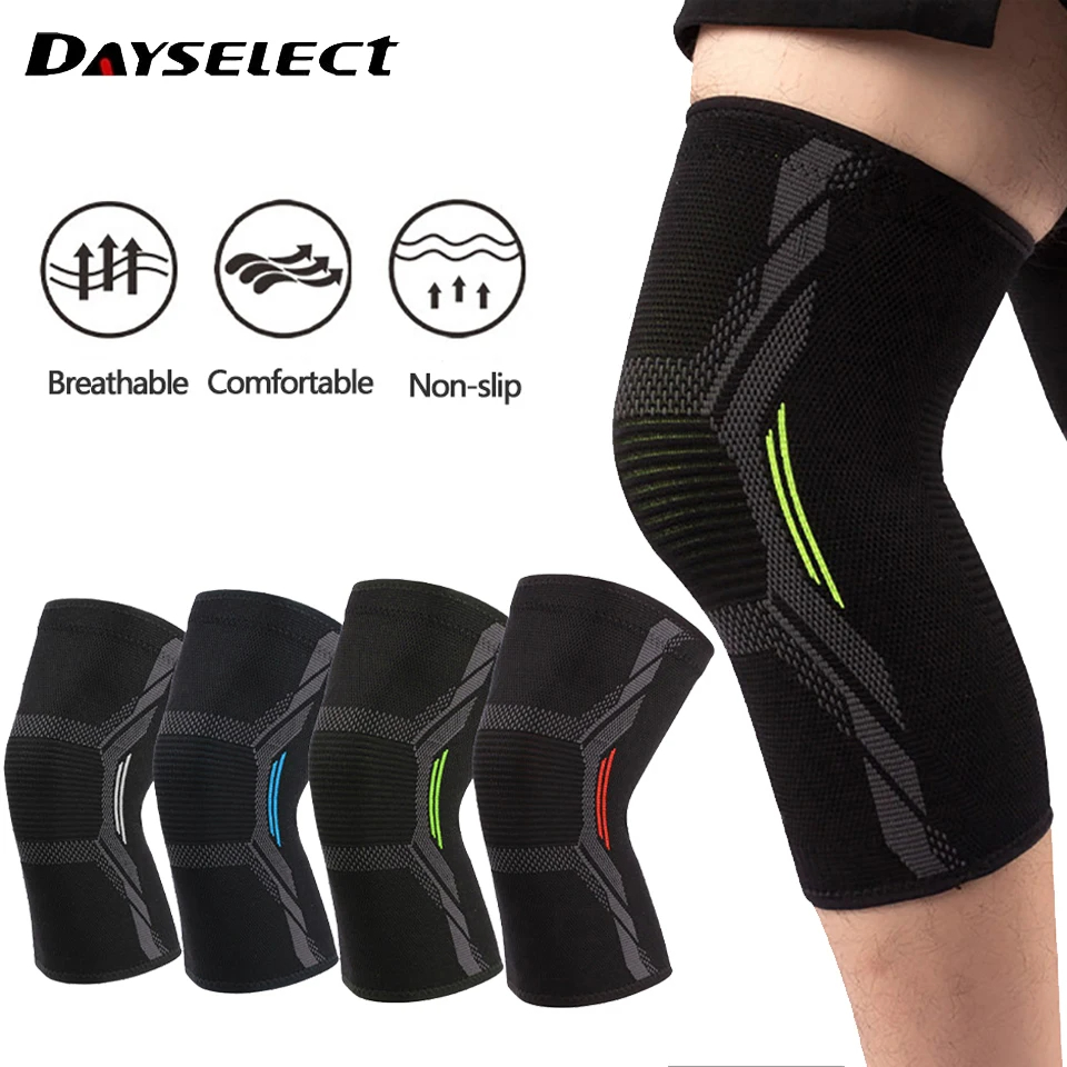 1Pcs Knitted Nylon Sports Knee - Running Gear In The Cold review and price