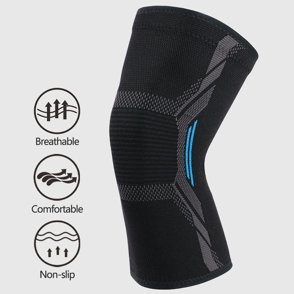 1Pcs Knitted Nylon Sports Knee - Running Gear In The Cold review and price