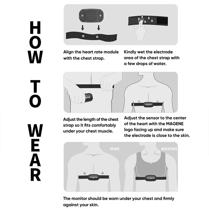 Magene H303 Heart Rate Sensor  - Heart Rate Strap Chest review and price