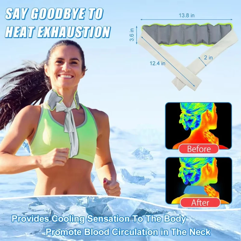 Cooling Ice Scarf for Neck Col - Running Gear In The Cold review and price