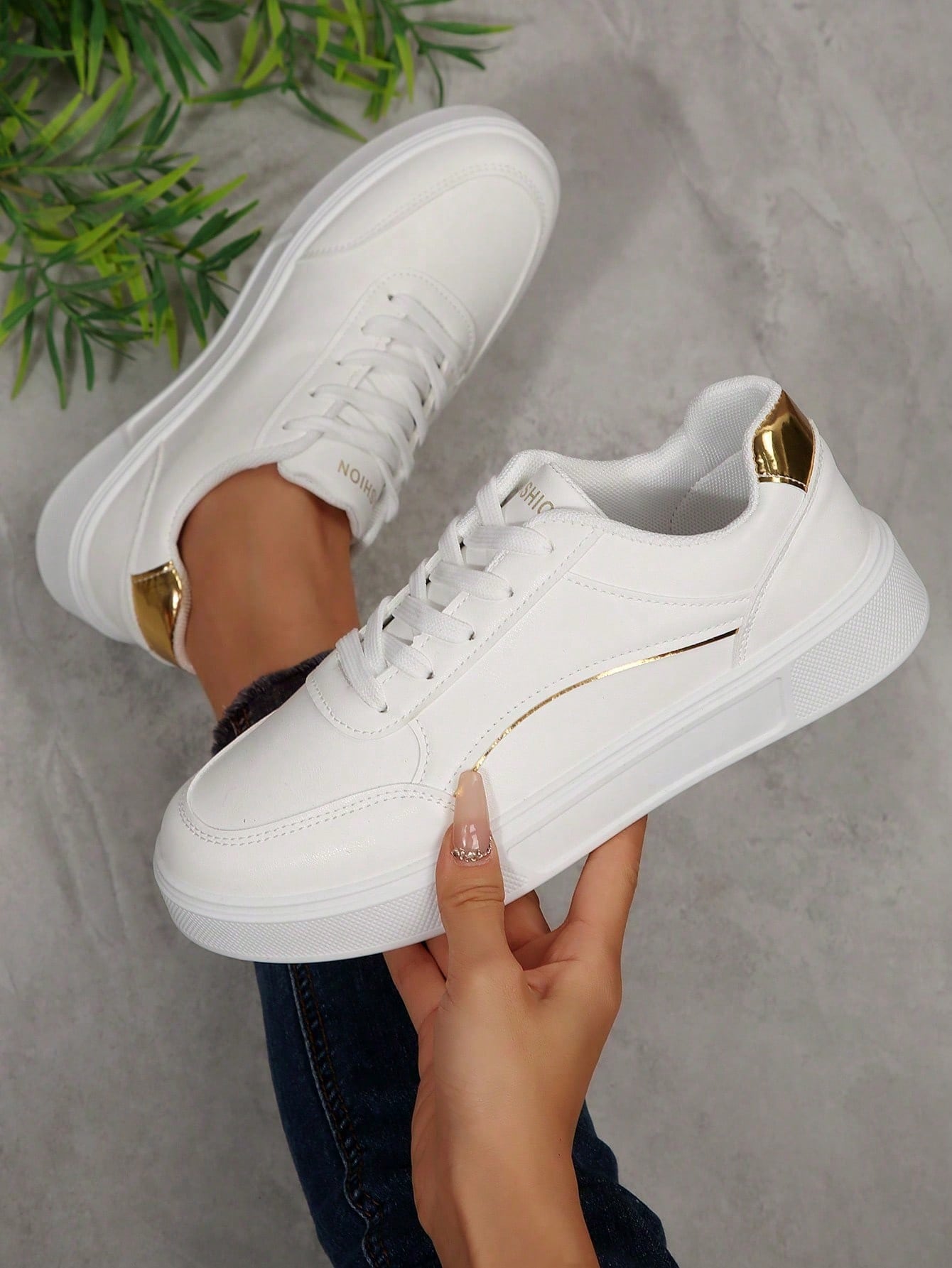Women White Casual Sneakers, L - Running Gear Woman review and price