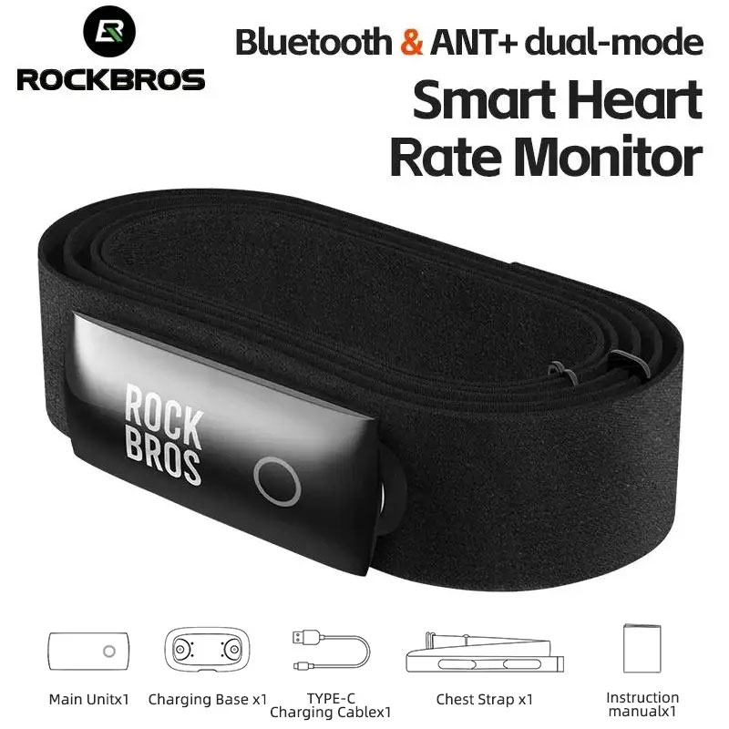 ROCKBROS Upgraded Heart Rate M - Heart Rate Strap Chest review and price