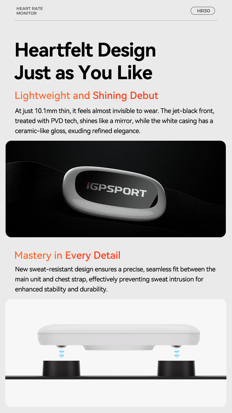 IGPSPORT HR50 Heart Rate Monit - Heart Rate Strap Chest review and price
