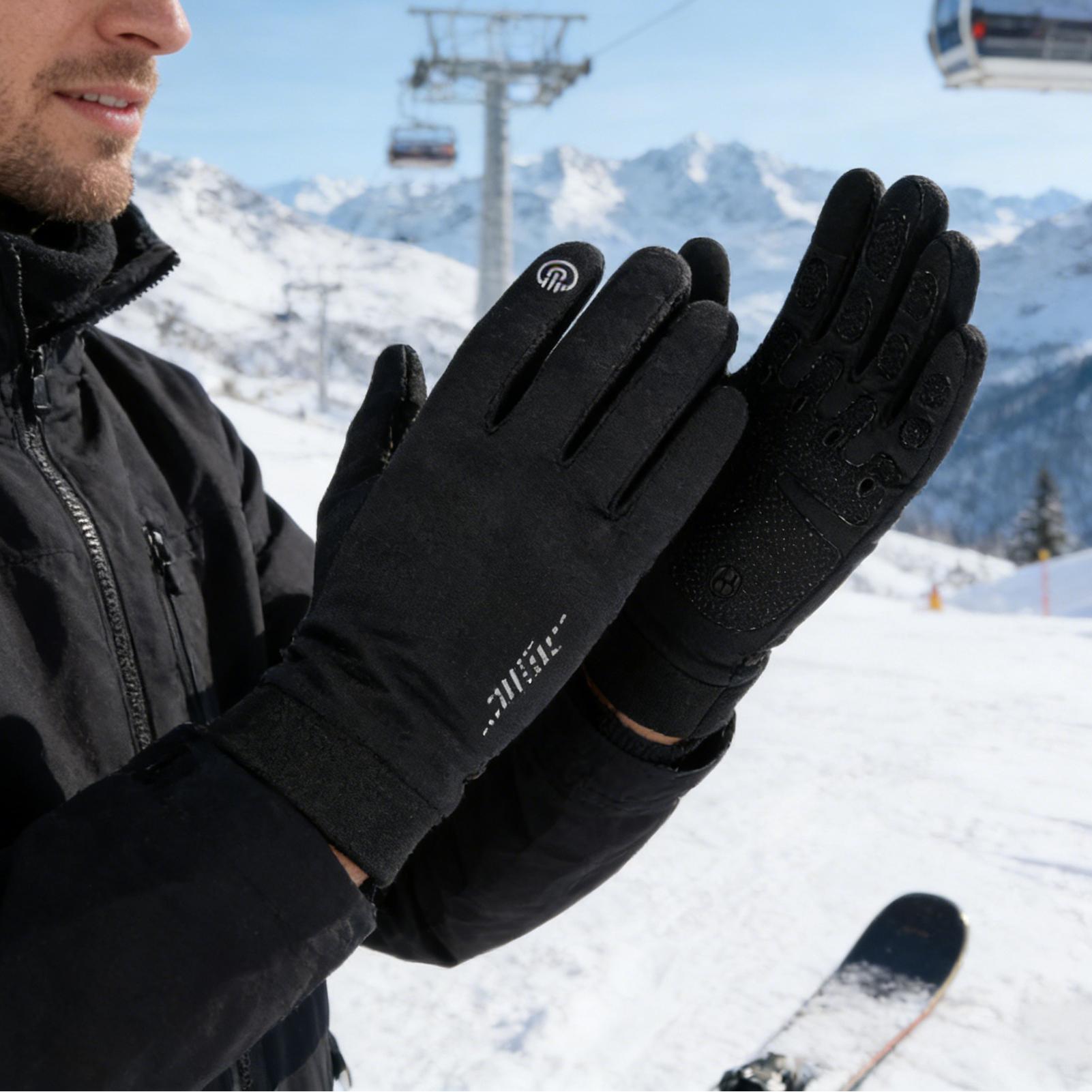 Winter Biking Gloves Full Fing - Running Gear For Cold Weather review and price