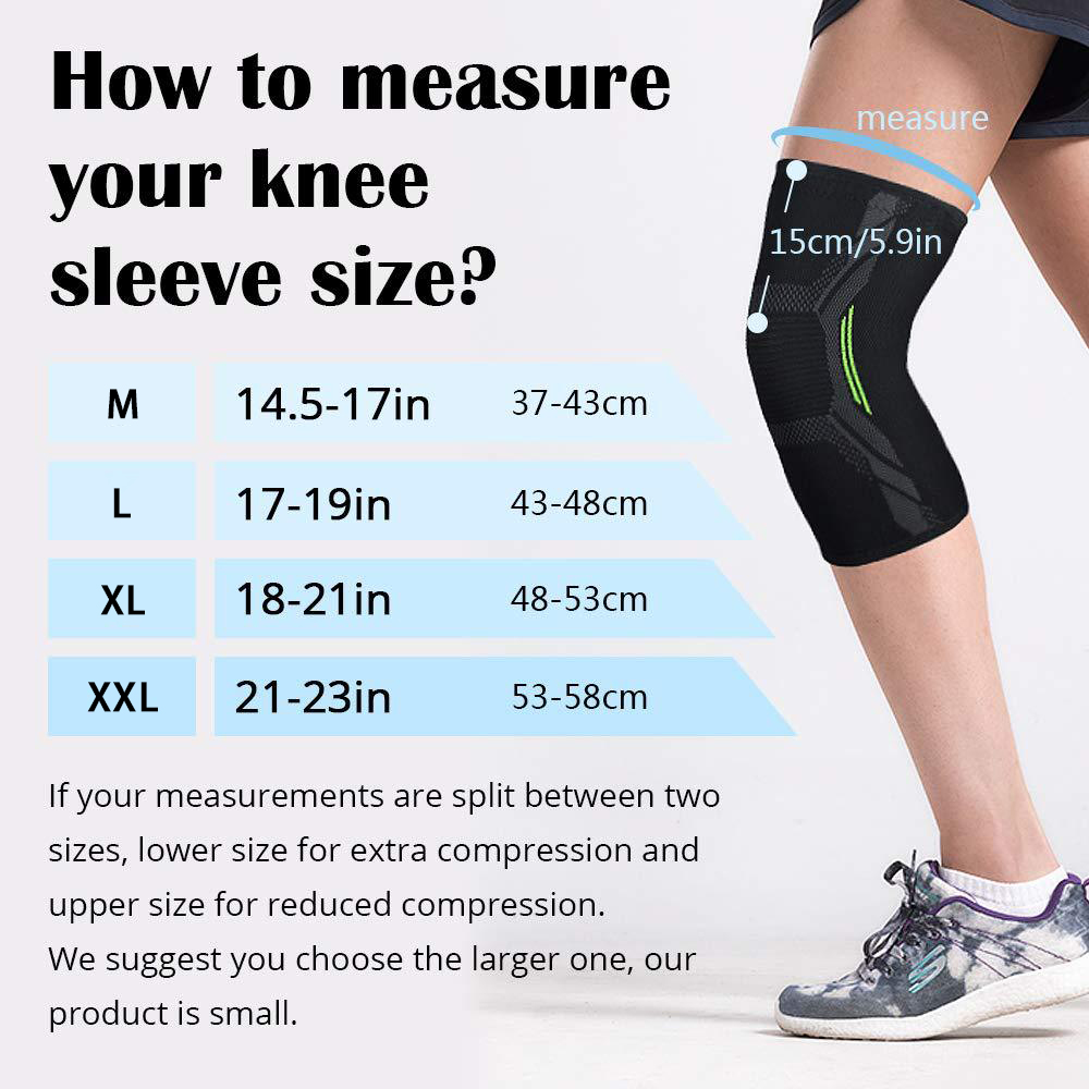 Single Knee Pad Knitted Nylon  - Running Gear In The Cold review and price