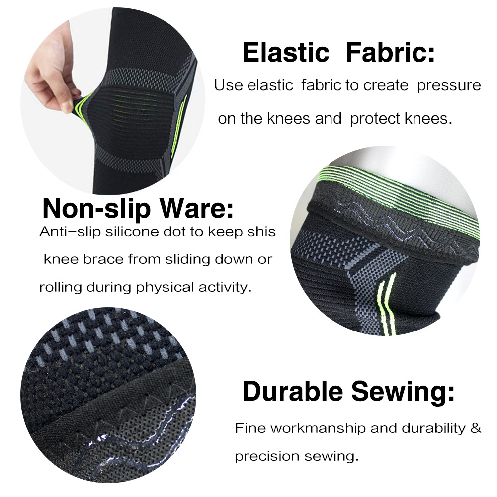Single Knee Pad Knitted Nylon  - Running Gear In The Cold review and price