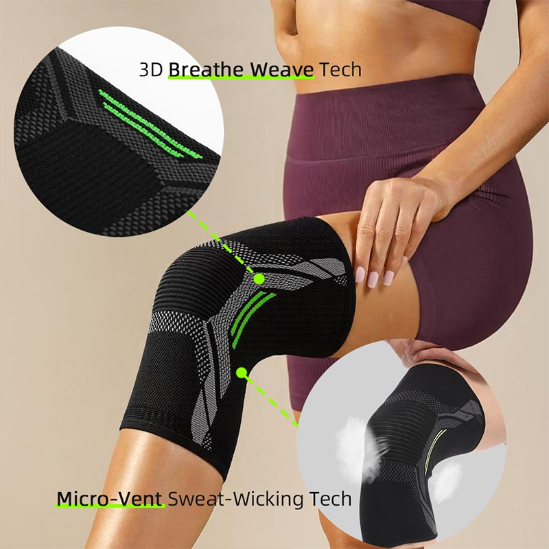 Single Knee Pad Knitted Nylon  - Running Gear In The Cold review and price
