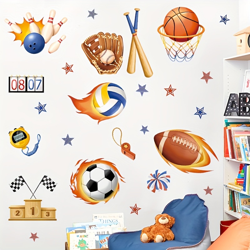 1pc All Sports Ball Themed Wal - Blister Plaster Sport review and price