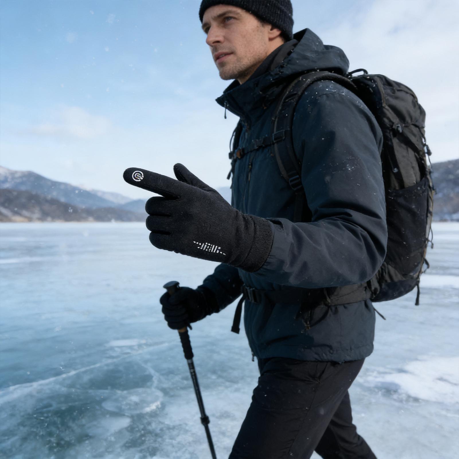 Warm Cycling Gloves Full Finge - Running Gear For Cold Weather review and price